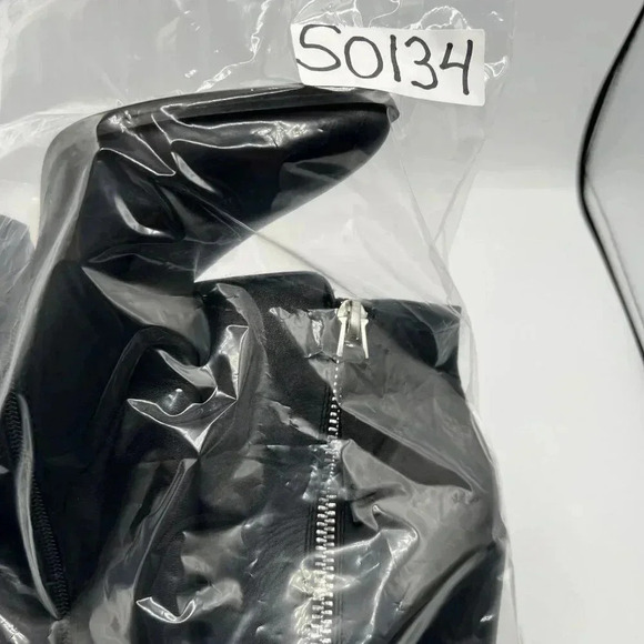 Naturalizer Rooney Womens 7M Booties Black Soft Leather Ankle Zipper Boots - Picture 15 of 15